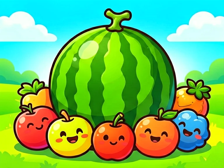 Merge Watermelon idle game cover