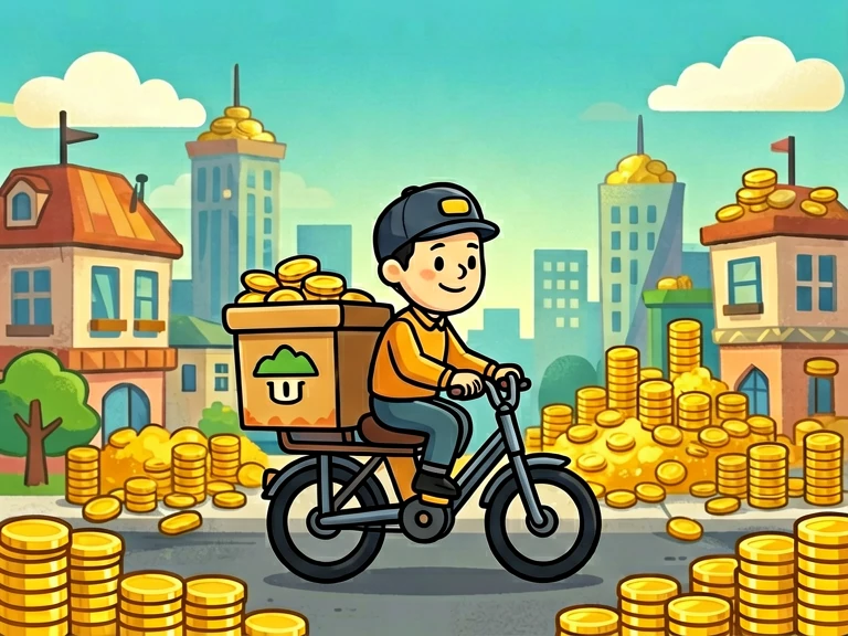 From Courier to Cosmic Tycoon idle game cover